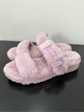 UGG Pink Fluff Yeah Slide Sandals